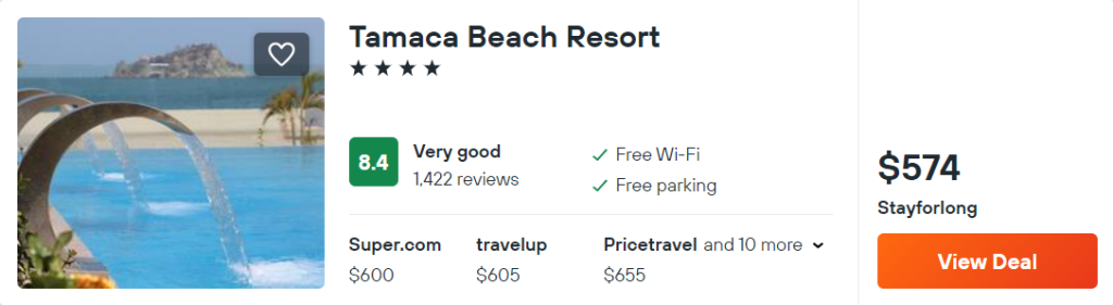 Tamaca Beach Resort