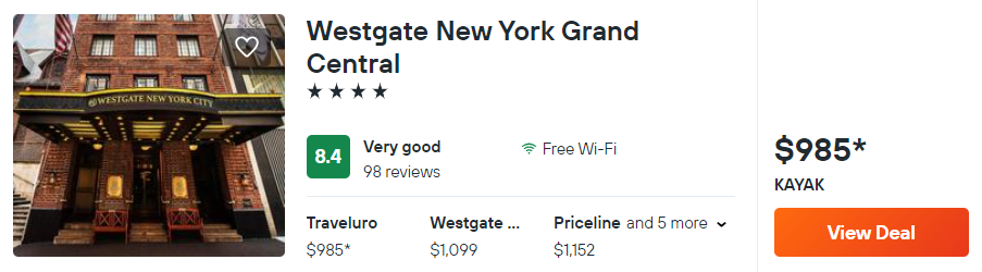 Westgate New York Grand Central