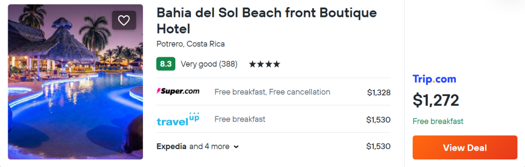 Bahia del Sol Beach front Boutique Hotel