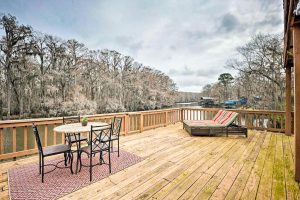 Waterfront Karnack Home with Boathouse and Deck!