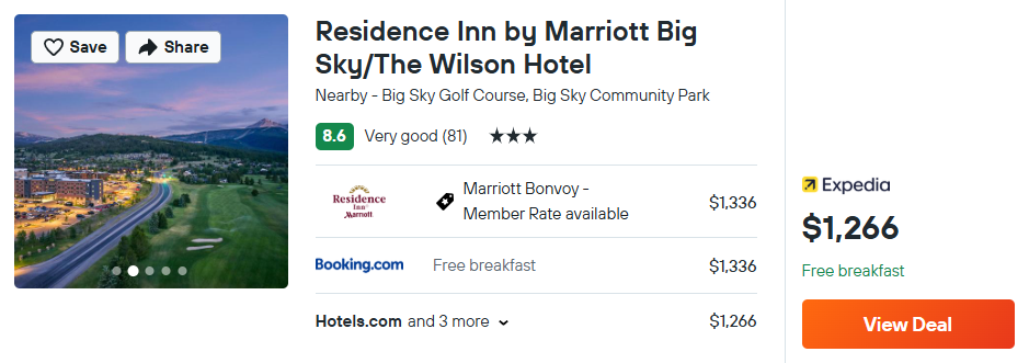 Residence Inn by Marriott Big Sky/The Wilson Hotel