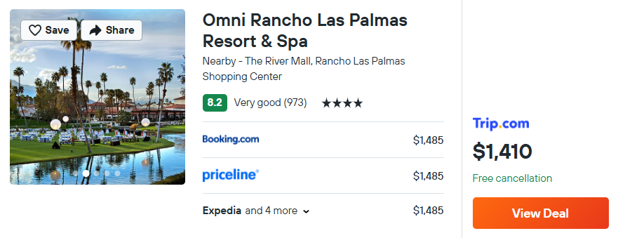 Omni Rancho Las Palmas Resort & Spa